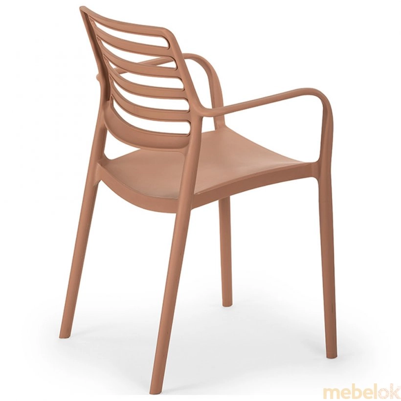 Крісло Louise XL світло-коричневий