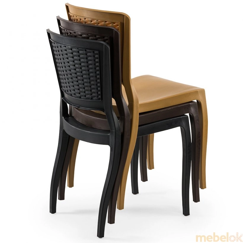 стілець з виглядом в обстановці (Стул Antro цвет кофе)