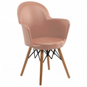 Кресло Gora-V ножки буковые светло коричневое