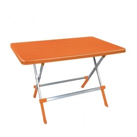 Стол складной Omega 70x115 оранжевый