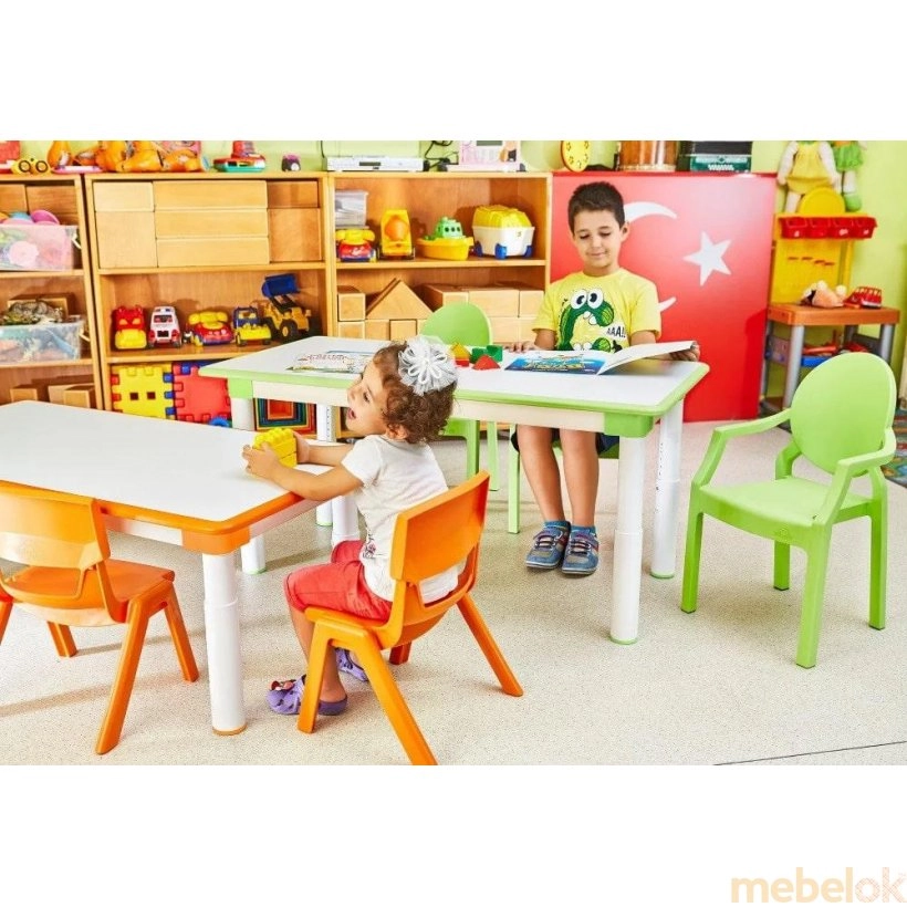 стол с видом в обстановке (Стол детский Dodo розовый)
