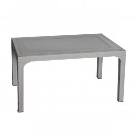 Стол под ротанг 80x140 серый