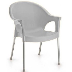 Кресло Irak Plastik Bergama серый