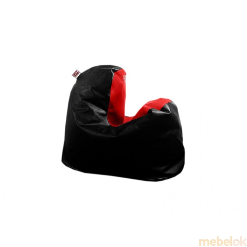 Кресло-мешок Минимал L черно-красное