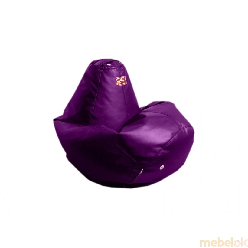 Кресло-мешок Груша фиолетовое