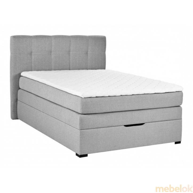 Ліжко Амелія 140x200 сіре