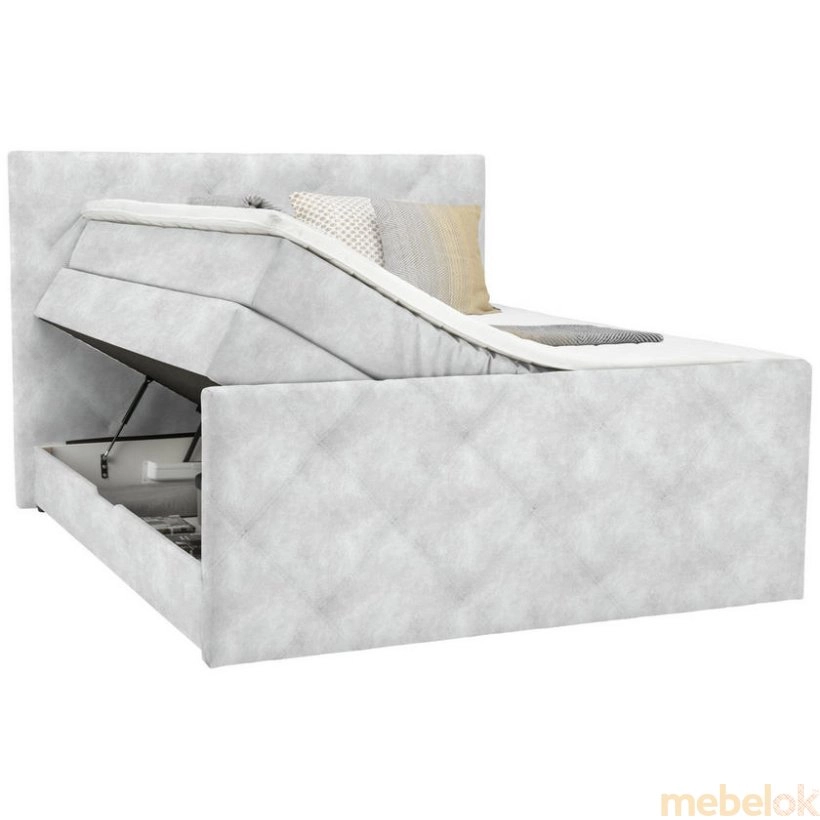 Кровать Флоренция 180 см серый от фабрики Прогресс (Progress)