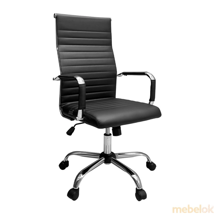 Кресло Бали Люкс Хром M-1 (Tilt) Черный