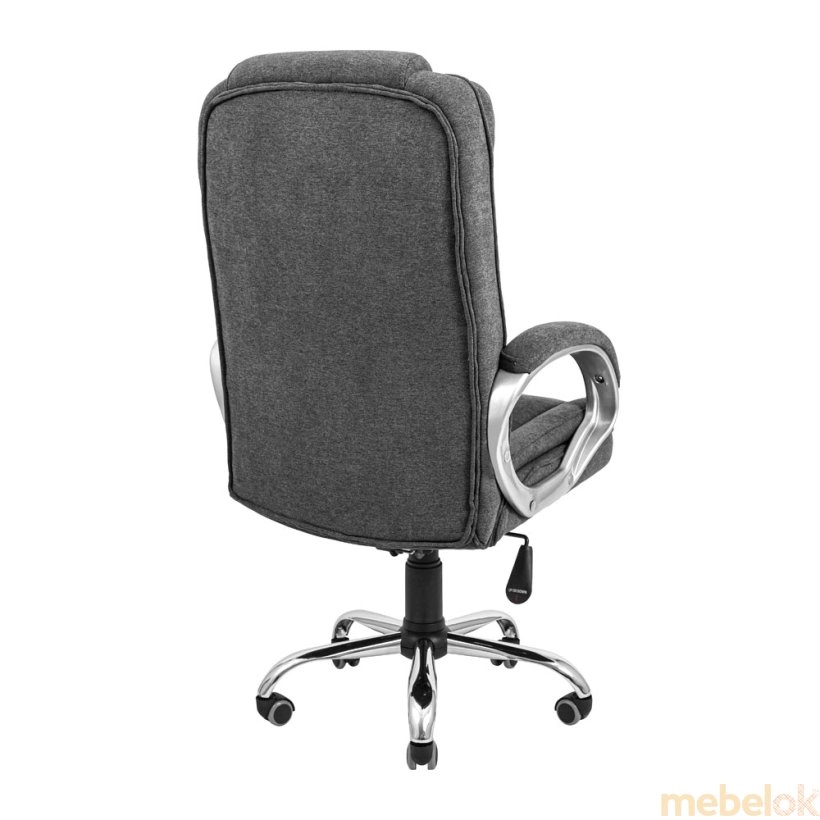 стілець з виглядом в обстановці (Кресло Калифорния Ю Хром M-2 (Anyfix) Меджик ДК Грей)