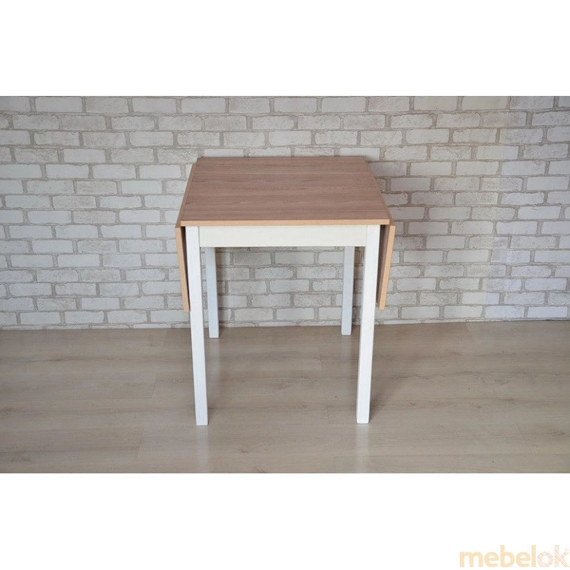 Комплект Фолді стіл розкладний і 2 стільці білий / ясен від фабрики Tavol (Тавол)