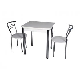 Комплект Овале стіл розкладний та 2 стільці