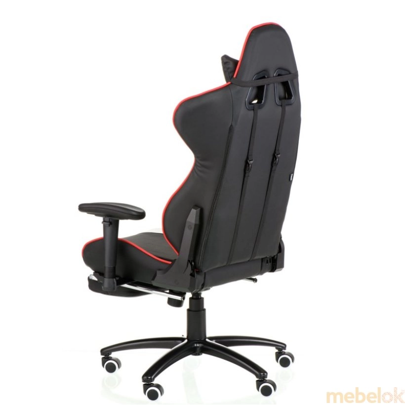 Крісло ExtremeRace black/red/white with footrest