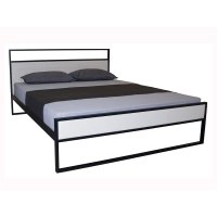Кровать NARVA 140х200 black-white