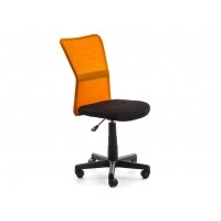 Кресло детское Амадо (черно-оранжевое)
