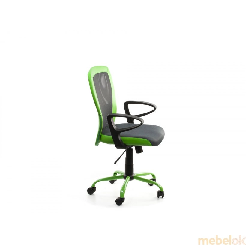 Крісло офісне Паола (чорно-зелене) від фабрики Special4you