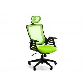 Кресло офисное Драго с подголовником (зеленое)