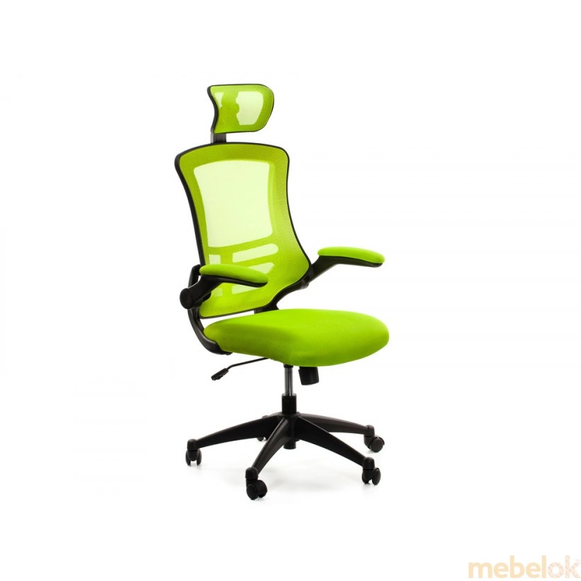 Офісне крісло Данте в зеленому кольорі