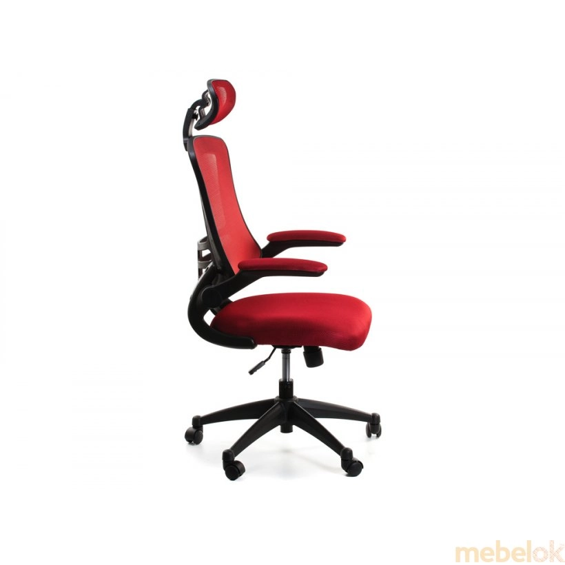 Кресло офисное Данте в красном цвете от фабрики Special4you