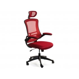 Кресло офисное Данте в красном цвете