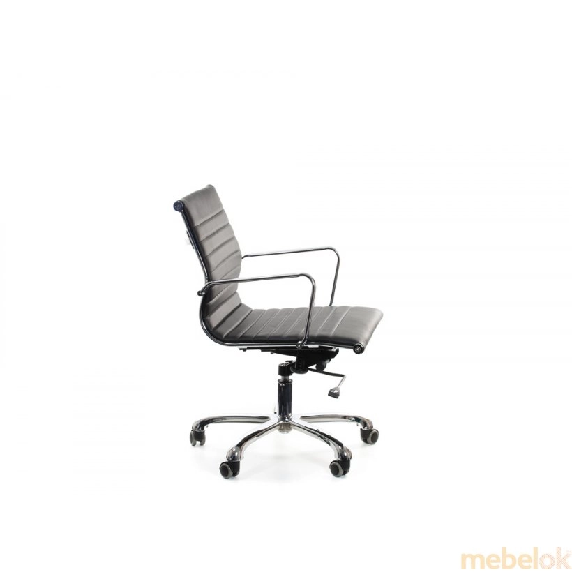 Крісло офісне Ріко (чорне/хром) від фабрики Special4you
