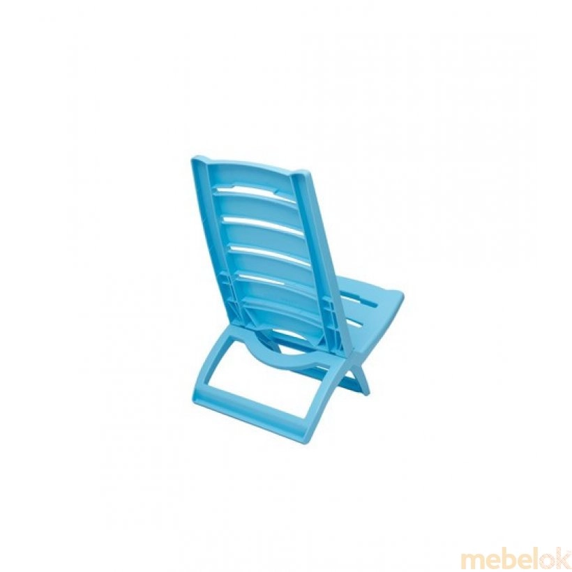 Кресло-шезлонг Adriatic голубой с другого ракурса