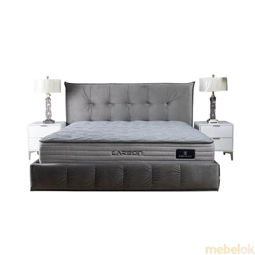 Кровать 1,6 Теана с подъемным механизмом, серый