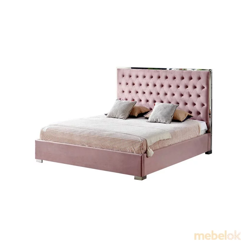 Ліжко 1,8 Бетані, рожевий