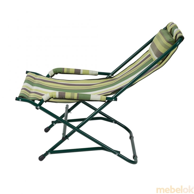 Кресло-качалка (зеленая полоса) с другого ракурса