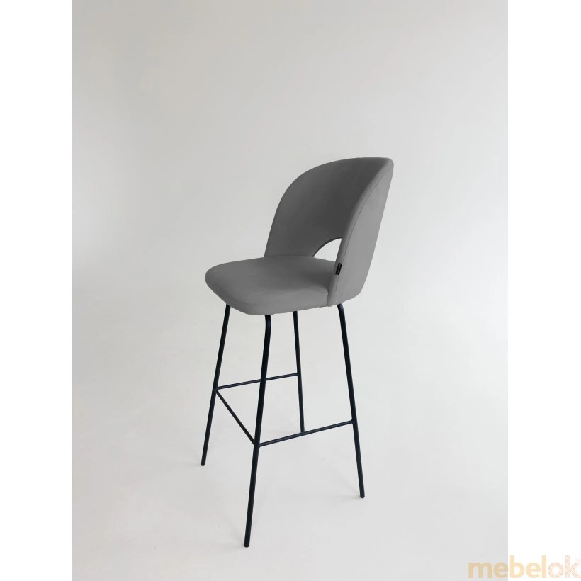 стілець з виглядом в обстановці (Стілець барний Марк ніжки метал)