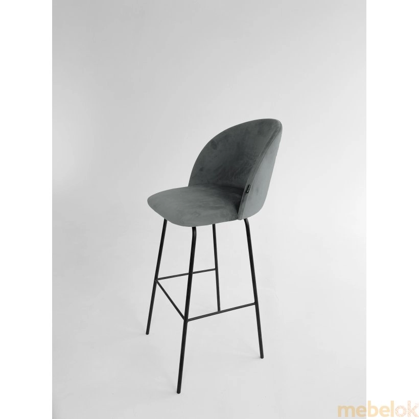 стілець з виглядом в обстановці (Стілець барний Міро ніжки метал)