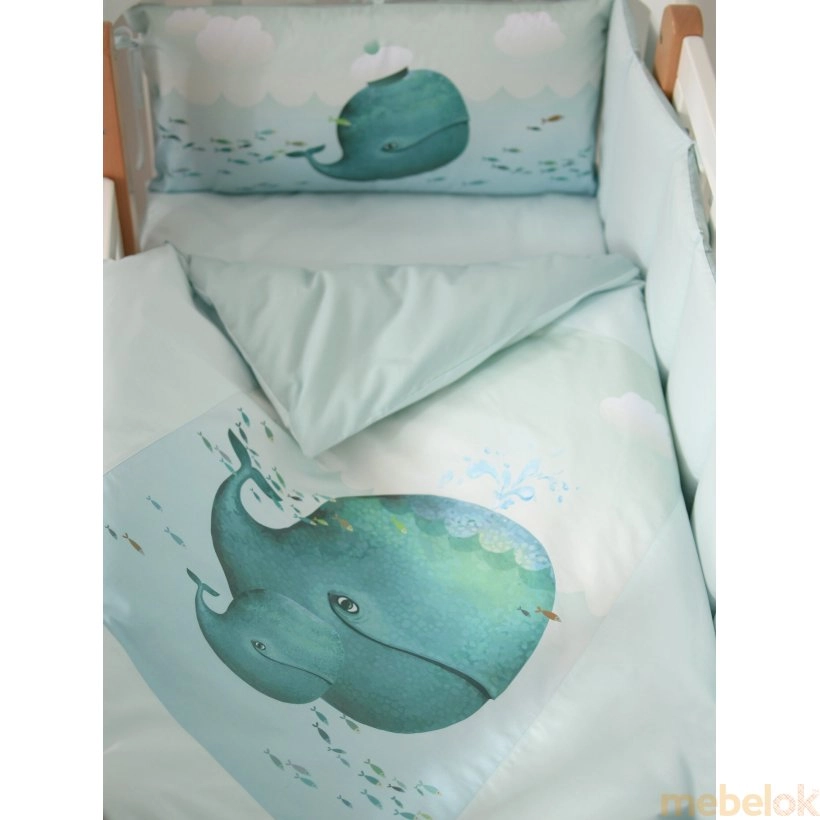 Комплект постельного белья Menthol whale New 6 единиц от фабрики Верес (Veres)