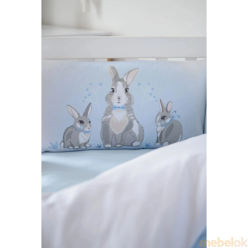 Комплект постільної білизни Summer Bunny blue New 6 одиниць від фабрики Верес (Veres)