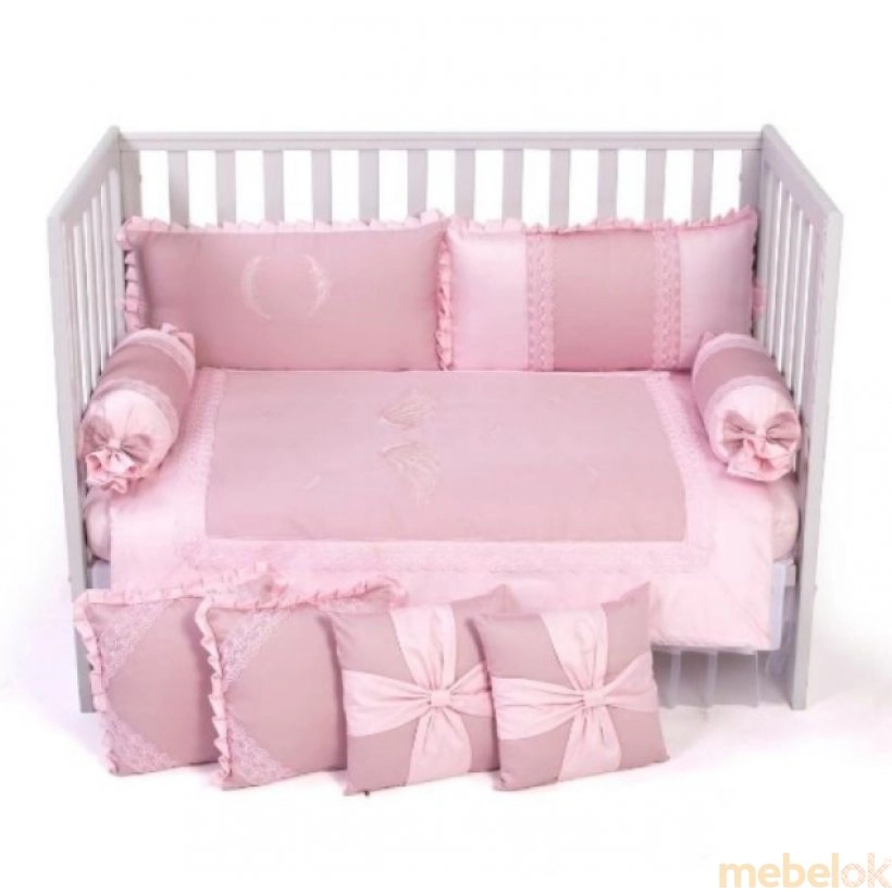 Комплект постельного белья Angel wings pink 6 единиц