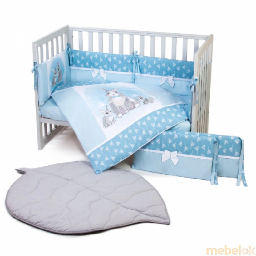 Комплект постельного белья Summer Bunny blue 6 единиц от фабрики Верес (Veres)