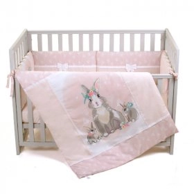 Комплект постельного белья Summer Bunny pink 6 единиц