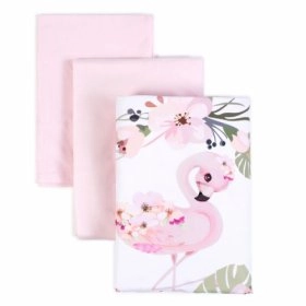 Детский сменный комплект постельного белья Flamingo pink 3 единицы