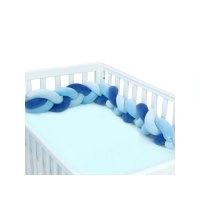 Защитный бампер-коса в детскую кроватку Blue Gradient 120x15
