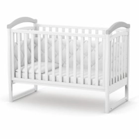 Кроватка Соня ЛД6 бело-серый