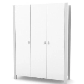 Шкаф Монако 1310 бело-серый