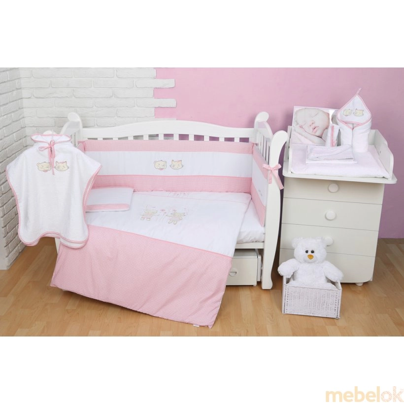 Постельное белье для новорожденного Veres Fairy Tale pink 6 единиц