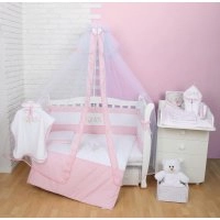 Постільна білизна для новонародженого Veres Fairy Tale pink 7 одиниць