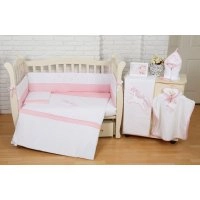 Постільна білизна для новонародженого Veres Unicorn pink 6 одиниць