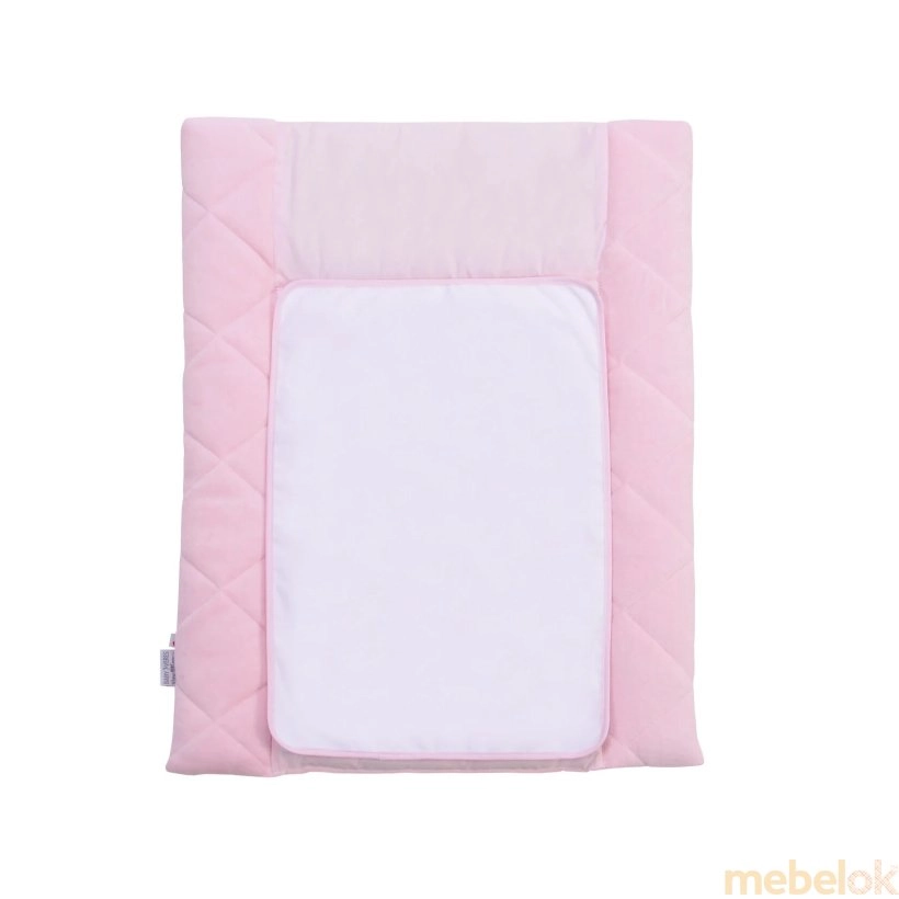 Пеленальний матрац 50x70 Velour Lignt pink