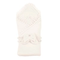 Конверт-одеяло Velour lace milk 80х80