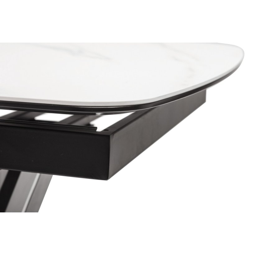Керамічний стіл TML-870 білий мармур