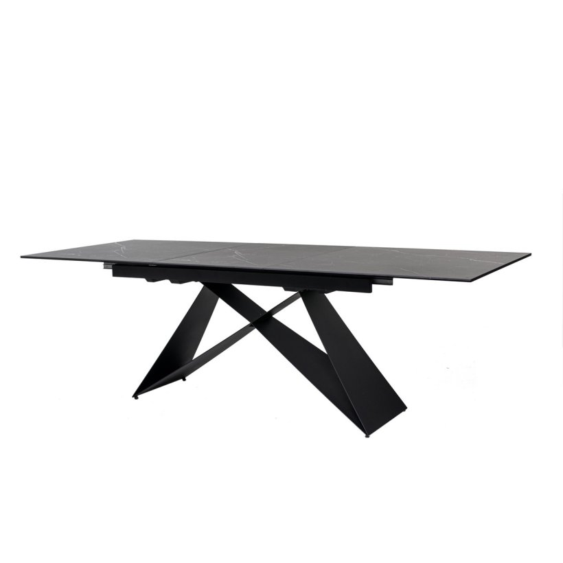 стіл з виглядом в обстановці (Стіл обідній Бруно TML-880 чорний)