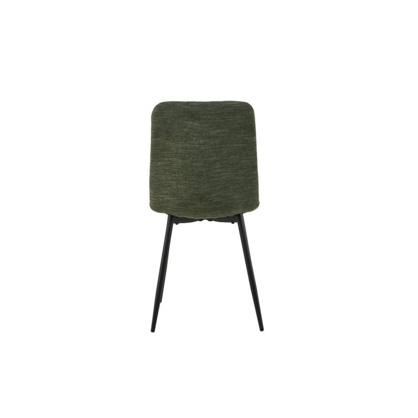стул с видом в обстановке (Cтул N-41 оливка - черный рогожка)