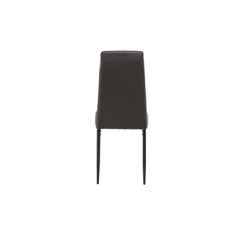 стул с видом в обстановке (Стул N-66-2 коричневый, черный)