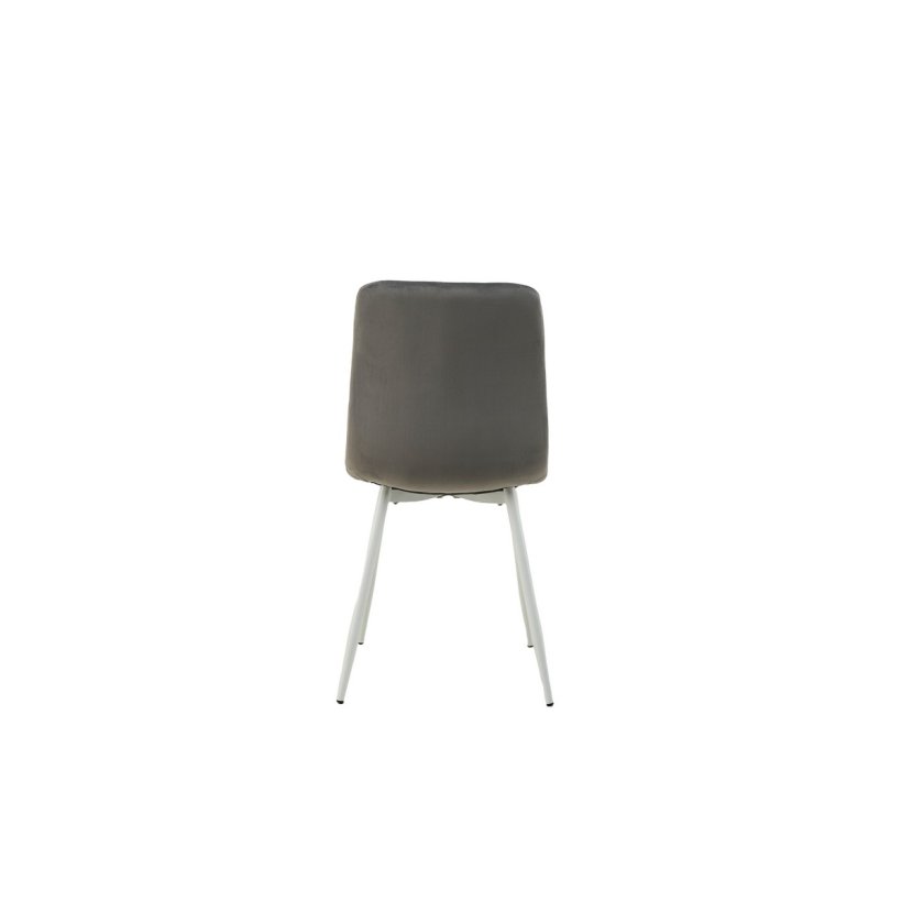 стул с видом в обстановке (Cтул N-41 темно-серый - серый велюр)