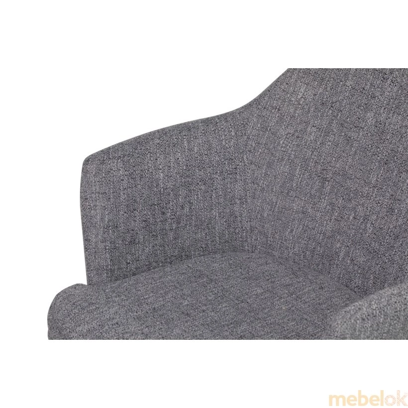 (Стул поворотный R-95 серый + черный) Vetro Mebel (Ветро мебель)